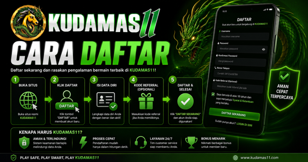 Cara Daftar KUDAMAS11